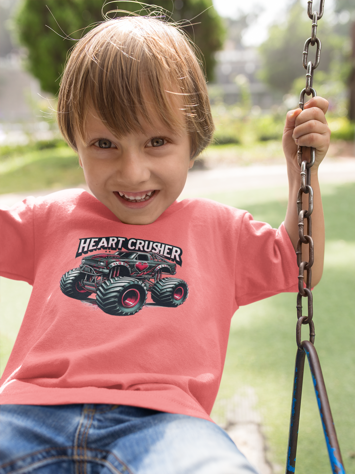 DTF Heart Crusher, Valentine, Guys, Custom DTF, Direct To Film Transfer, Valentines, Valentine for guys, Gift, Couples T-shirt - River Front Creations Store