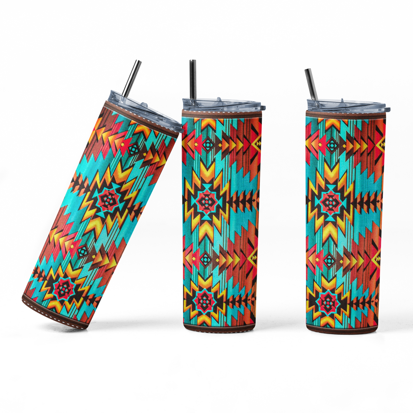 Southwest Aztec Tumbler - River Front Creations Store