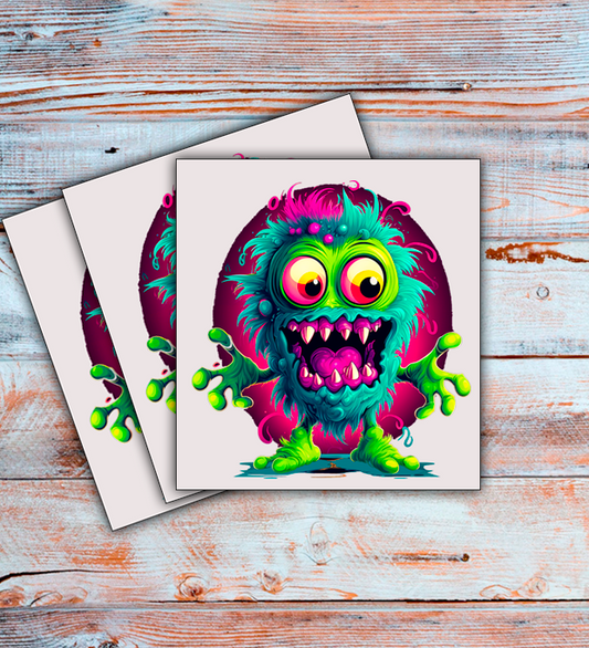 DTF Funny Cartoon Tee,  Zombie Monster, Kids T-shirt,  Custom DTF, Kids Tee, Direct To Film - River Front Creations Store