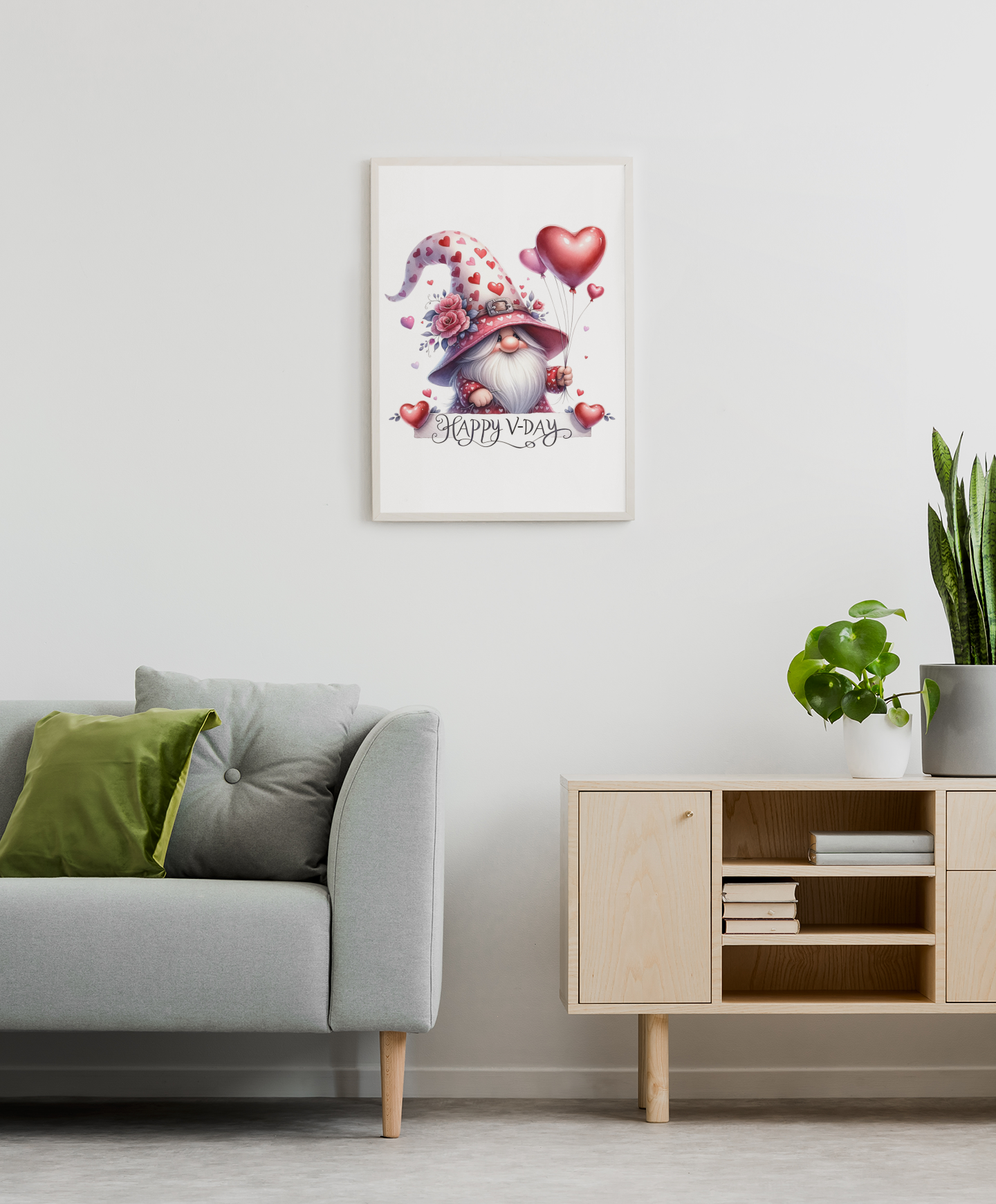 DTF, Happy Valentines Day, Gnome, Valentine Gnome, Valentine Heart, Valentine, Red Hearts, Colorful DTF, Custom DTF, Direct To Film, Gift, Love - River Front Creations Store