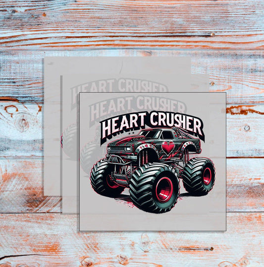 DTF Heart Crusher, Valentine, Guys, Custom DTF, Direct To Film Transfer, Valentines, Valentine for guys, Gift, Couples T-shirt - River Front Creations Store