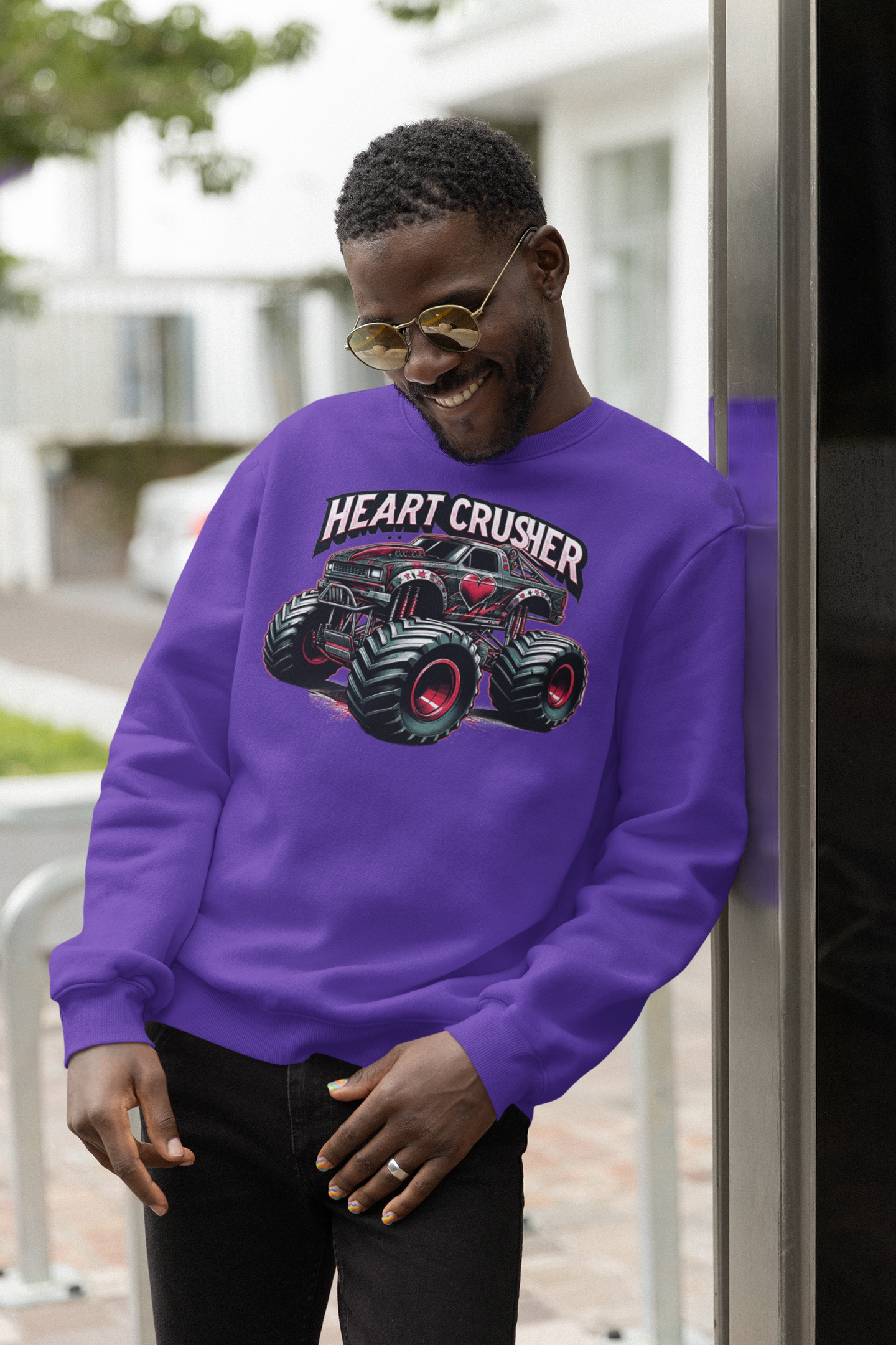DTF Heart Crusher, Valentine, Guys, Custom DTF, Direct To Film Transfer, Valentines, Valentine for guys, Gift, Couples T-shirt - River Front Creations Store