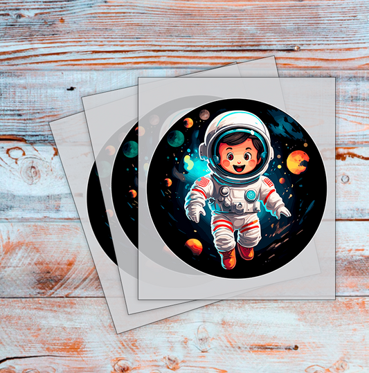 DTF Space Astronaut, Kids T-shirt, Space Tee, Direct To Film, Kids Tee, T-shirt, Adventure - River Front Creations Store