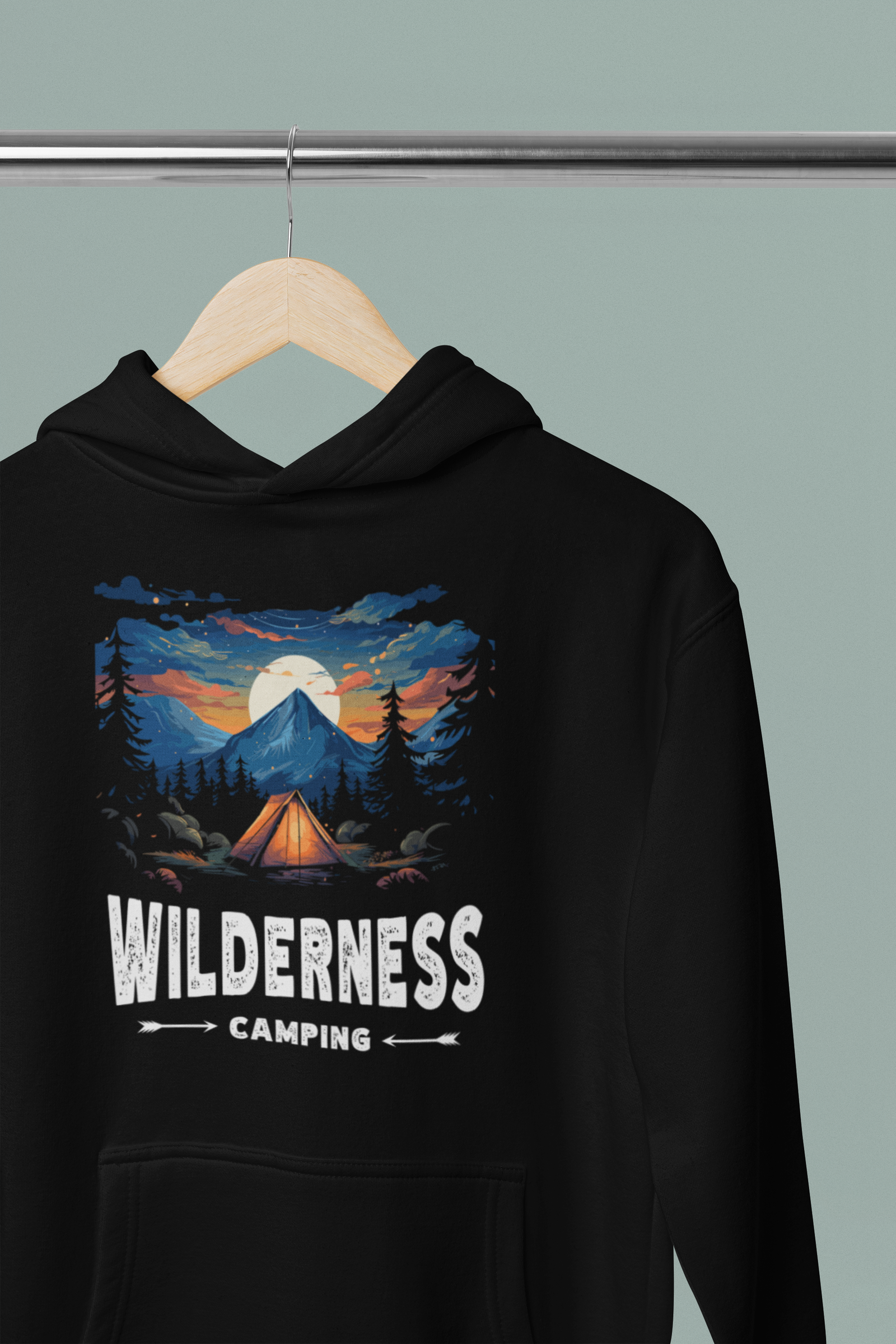 DTF Wilderness, Camping, Custom DTF,  Direct To Film, Outdoor, Adventure, Graphic Design, Outdoor - River Front Creations Store