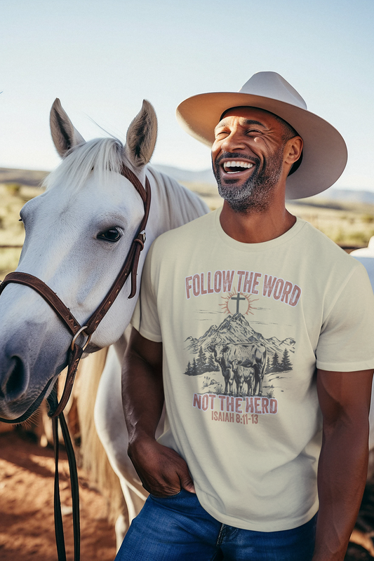 "Follow the Word, Not the Herd" - Faith-Based Casual Wear - River Front Creations Store