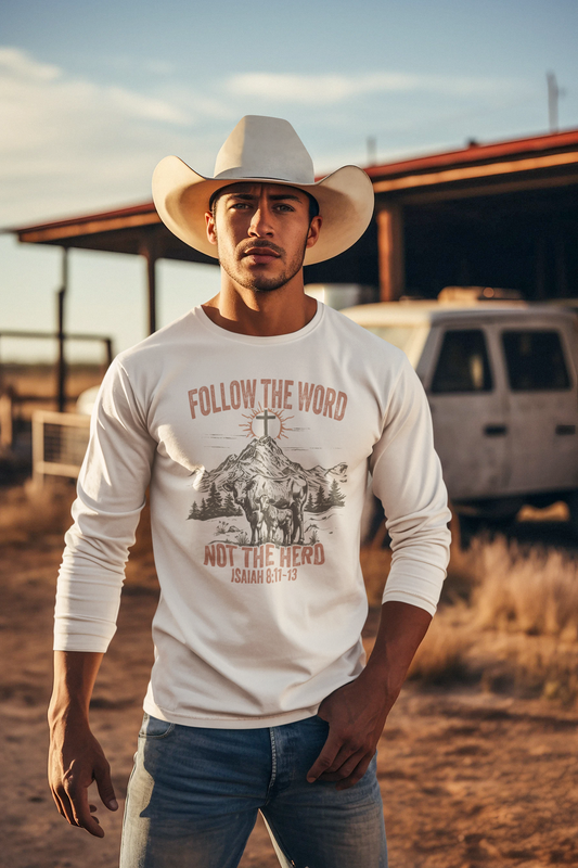 "Follow the Word, Not the Herd" - Faith Based Design - River Front Creations Store