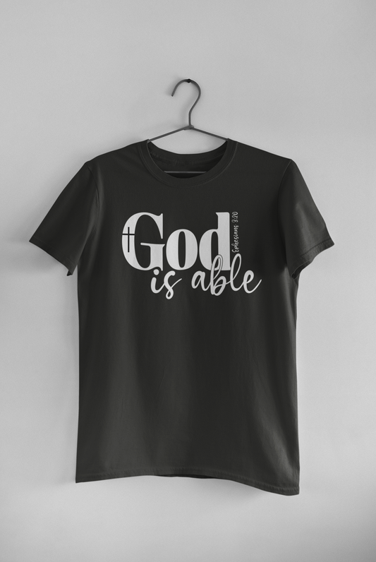 God Is Able - Unisex Heavy Cotton Tee - River Front Creations Store