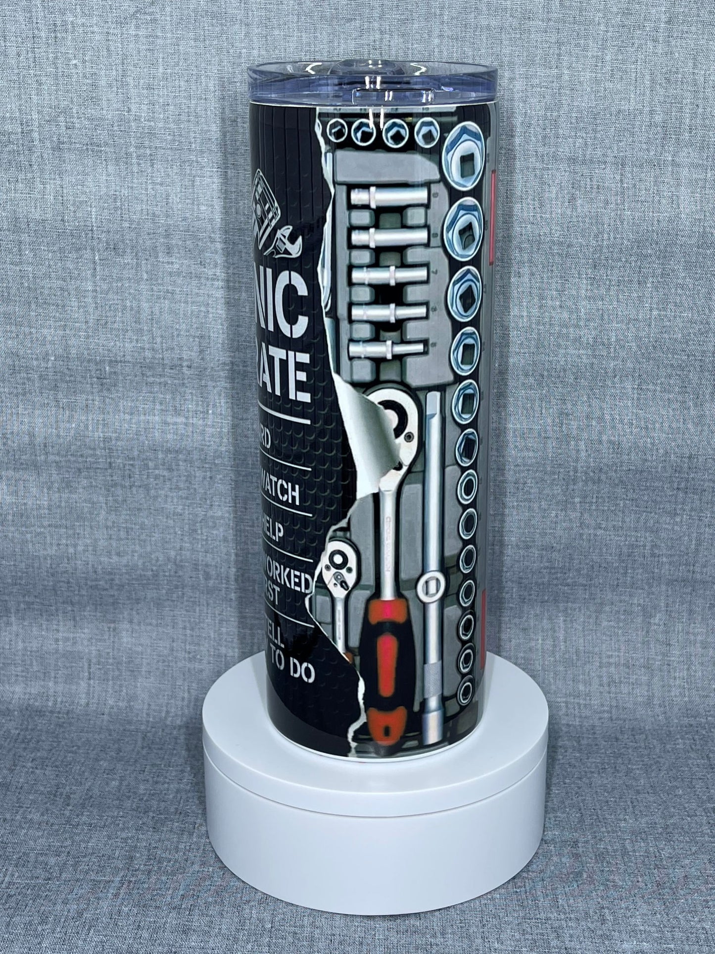 Mechanics Hourly Rate Tool Stainless Steel Tumbler - River Front Creations Store