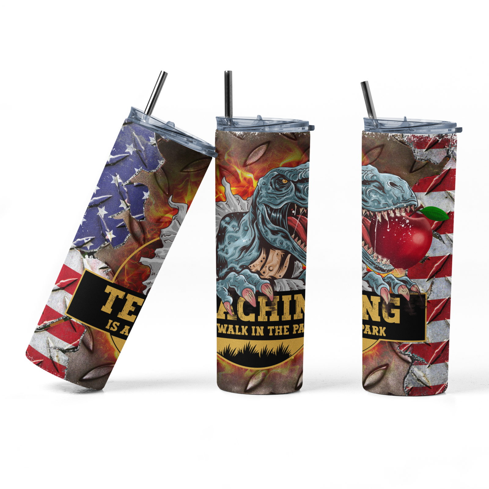 Teaching is a Walk in the Park Stainless Steel Tumbler - River Front Creations Store