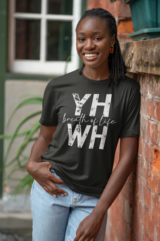 YHWH Breath of life- Unisex Heavy Cotton Tee - River Front Creations Store
