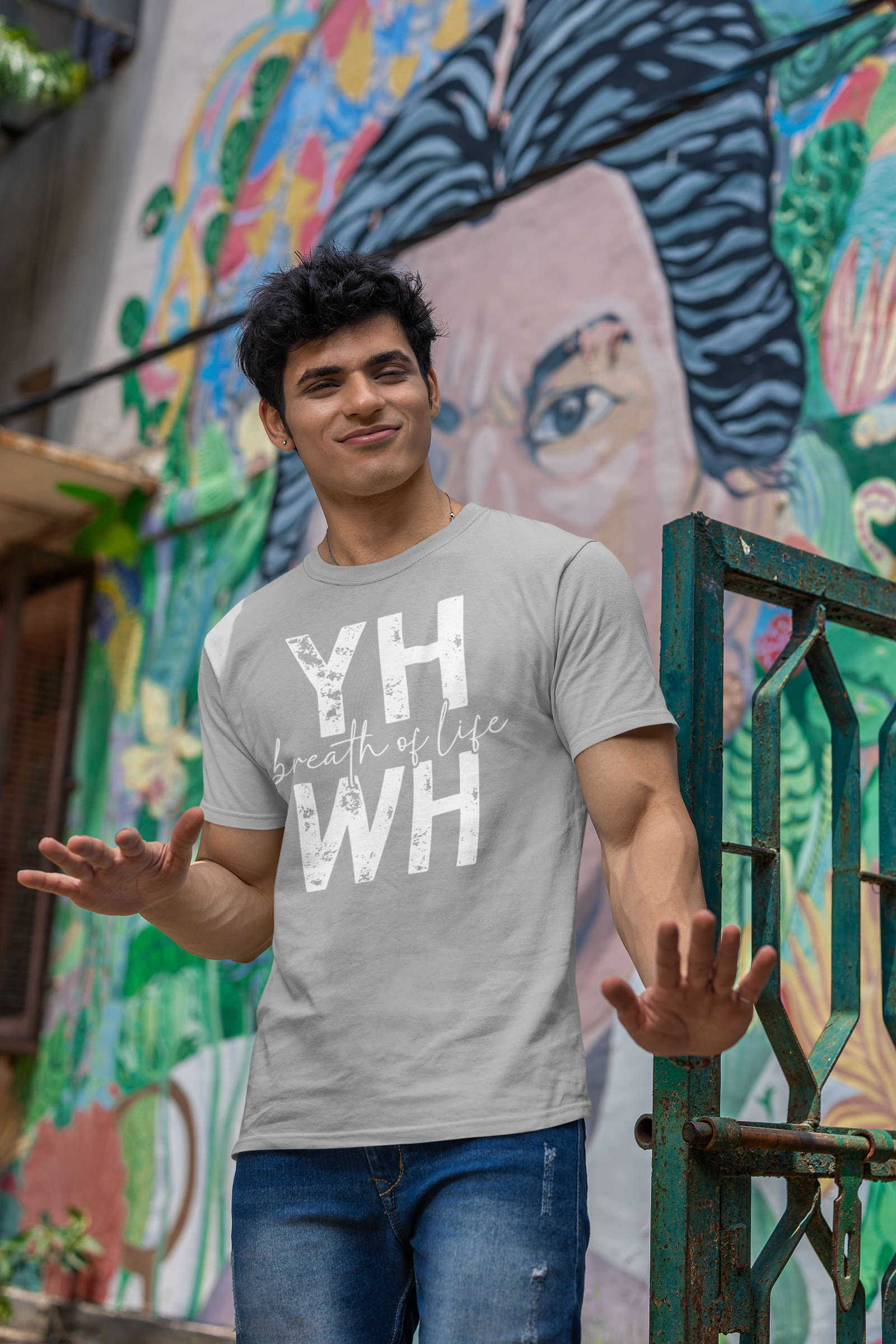 YHWH Breath of life- Unisex Heavy Cotton Tee - River Front Creations Store