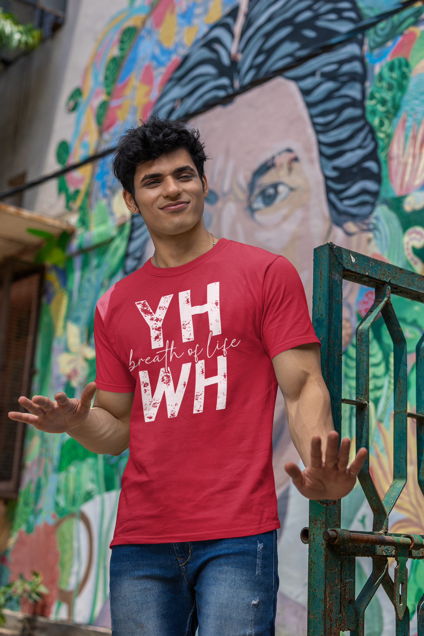 YHWH Breath of life- Unisex Heavy Cotton Tee - River Front Creations Store