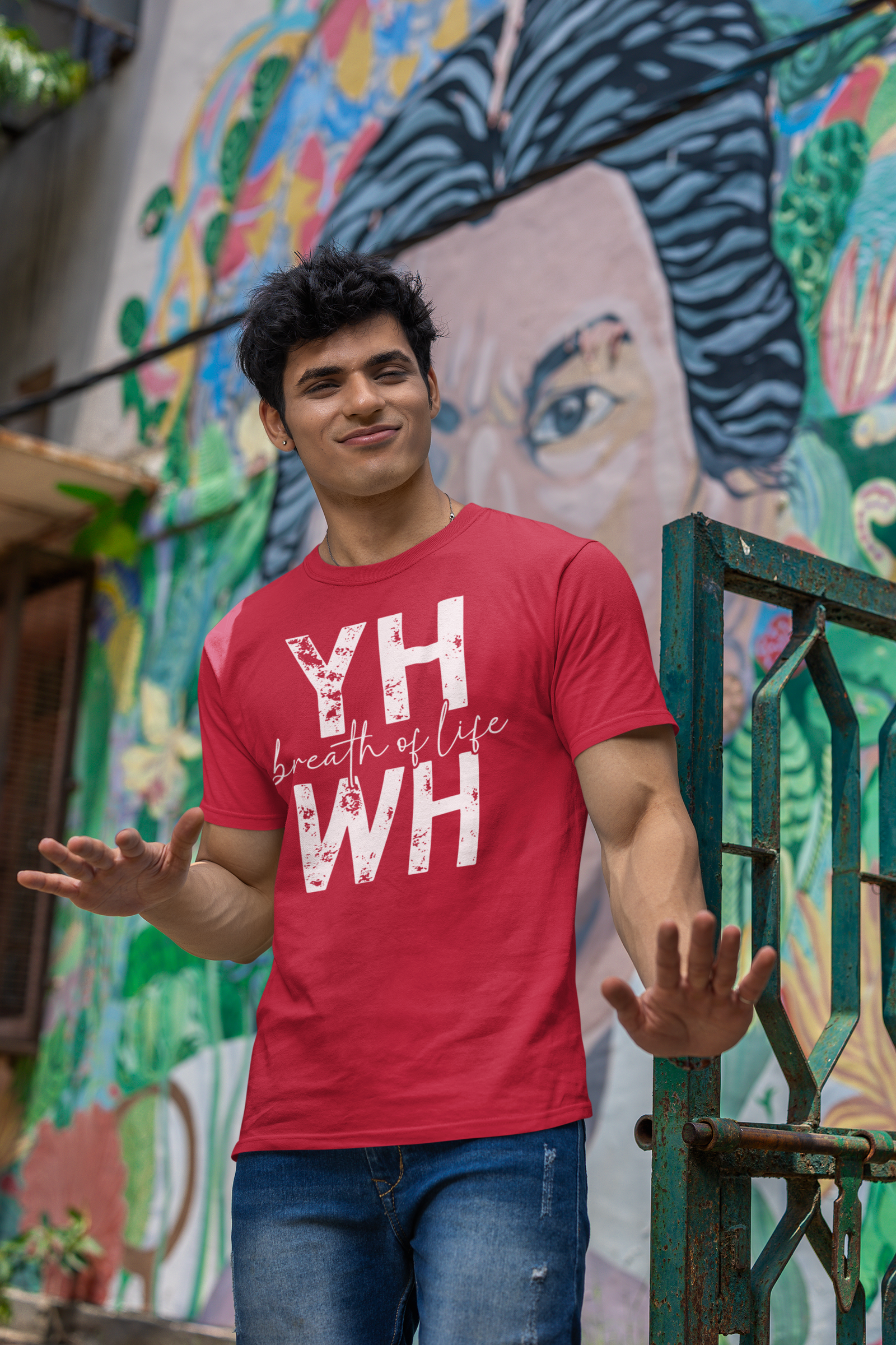 YHWH Breath of life- Unisex Heavy Cotton Tee - River Front Creations Store
