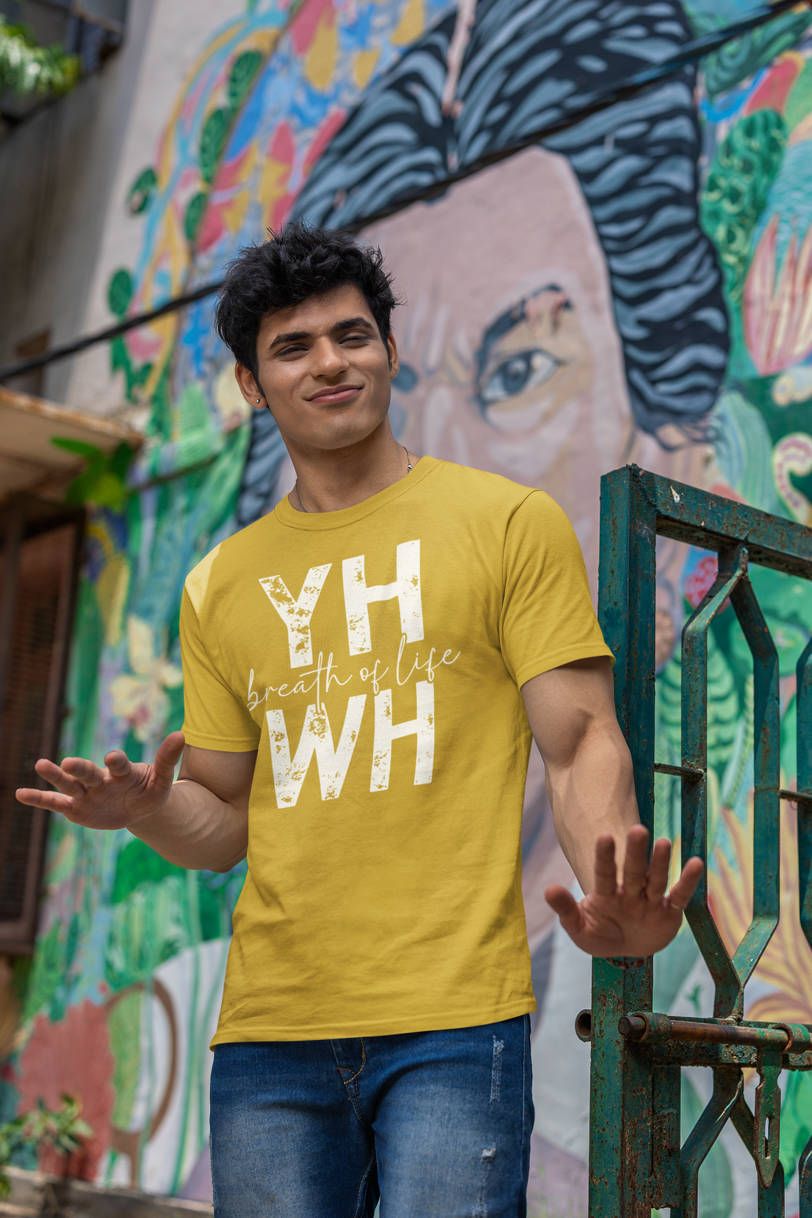 YHWH Breath of life- Unisex Heavy Cotton Tee - River Front Creations Store